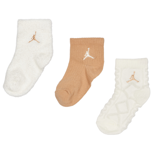 Jordan Ankle No Slip 3 Pack Unisex Socks Cotton Brown