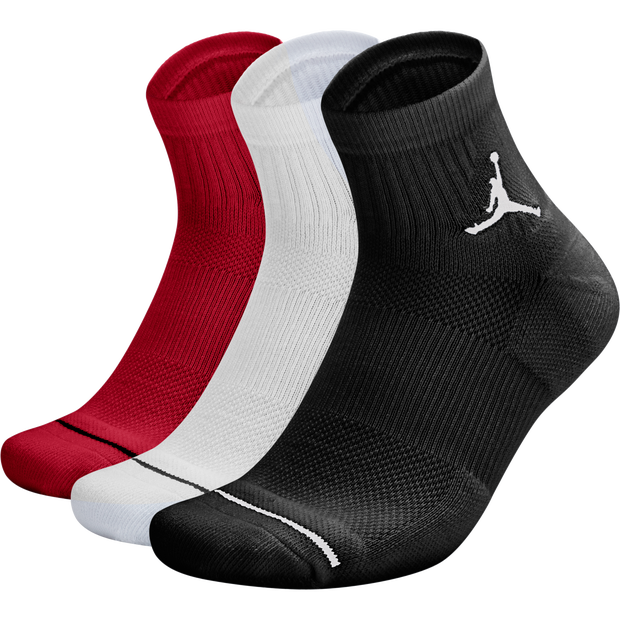 Jordan Quarter Socks 3 Pack Unisex Socks Black