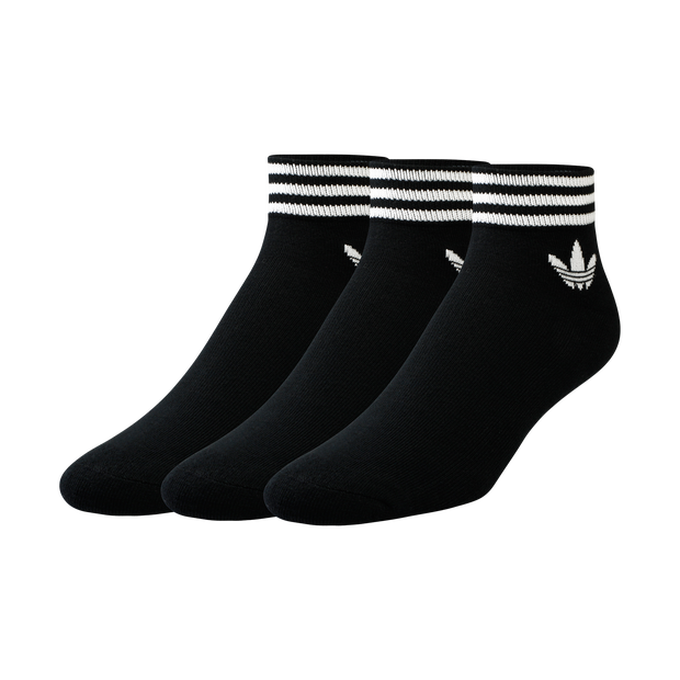Adidas Quarter Socks 3 Pack Unisex Socks Black