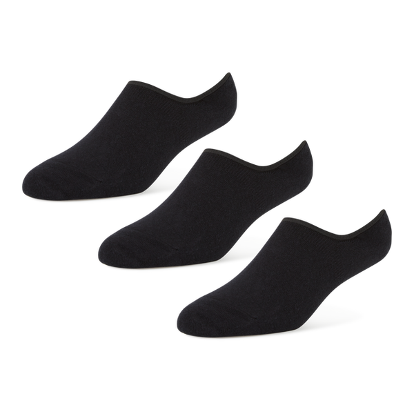 Foot Locker 3 Pack Active Dry Invisible Socks Black