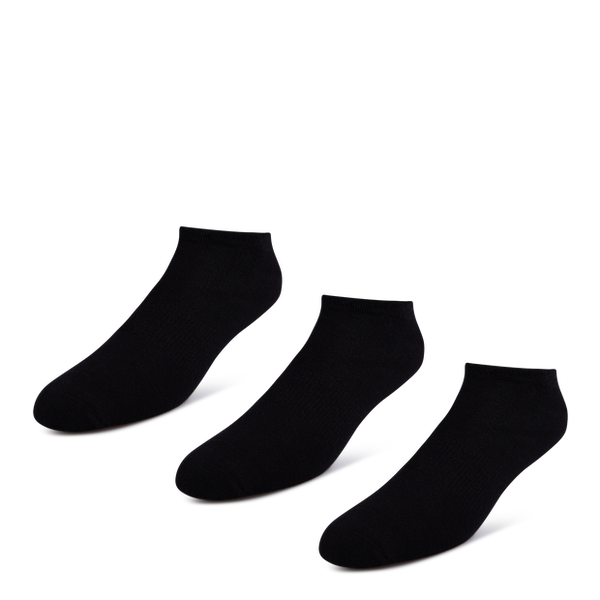 Foot Locker 3 Pack Active Dry No-show Socks Black