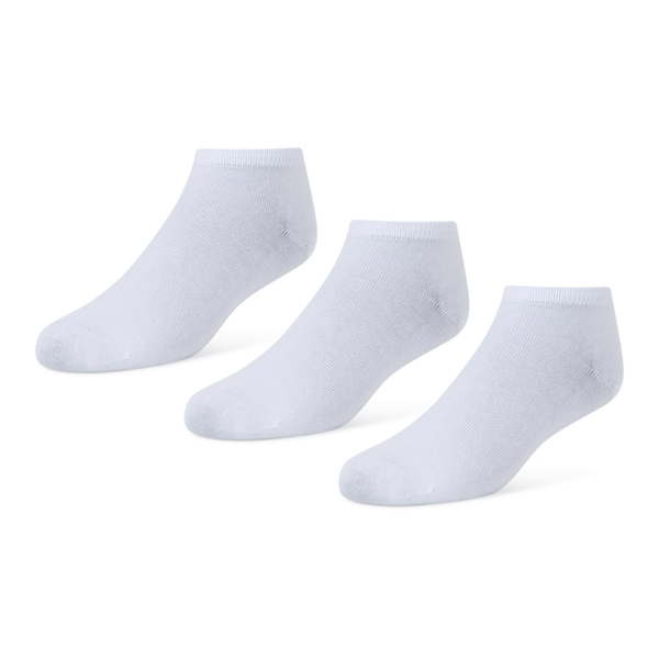 Foot Locker 3 Pack Active Dry Low-cut Socks White