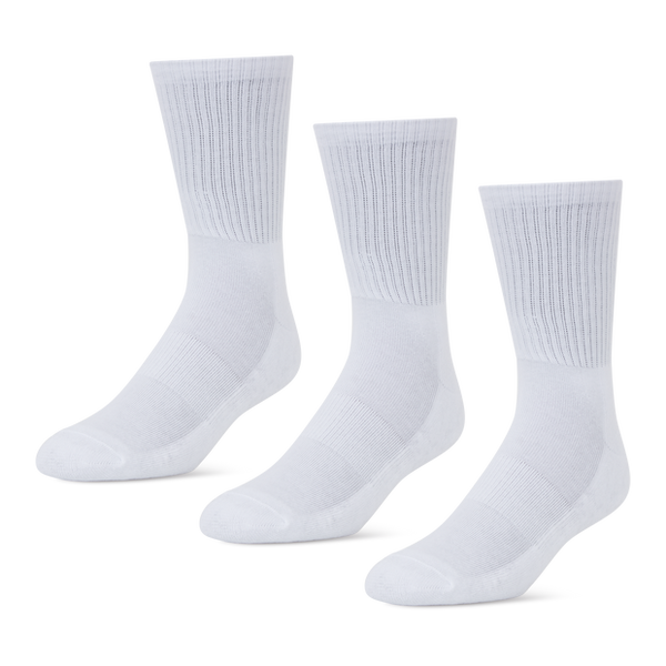 Foot Locker 3 Pack Active Dry Crew Socks White