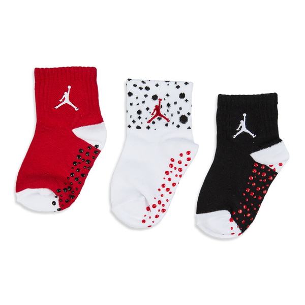 Jordan Cement 3pk Infant Ankle Socks White