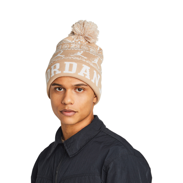 Jordan Peak Unisex Knitted Hats & Beanies Cotton Brown