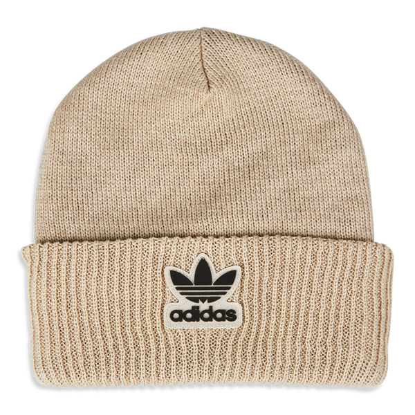 Adidas Trefoil Unisex Knitted Hats & Beanies Cotton Beige