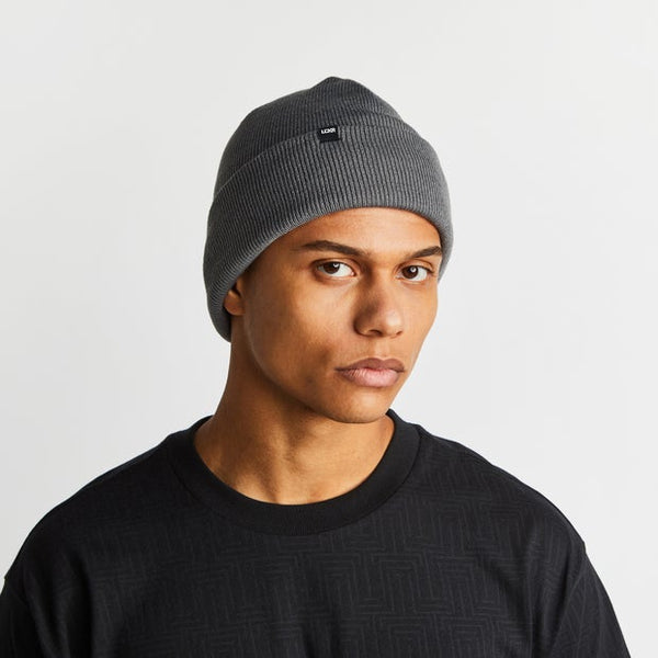 Lckr Stowe Knit Unisex Knitted Hats & Beanies Poly (Polyester) Grey