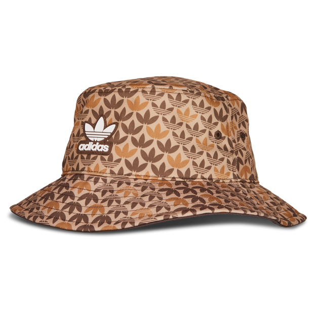 Adidas Bucket Hat Unisex Caps Cotton Brown