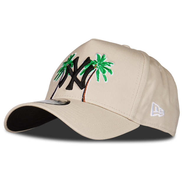 New Era E Frame Closed Back Mlb New York Yankees Unisex Caps Beige