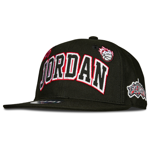 Jordan Flat Brim Unisex Caps Cotton Black