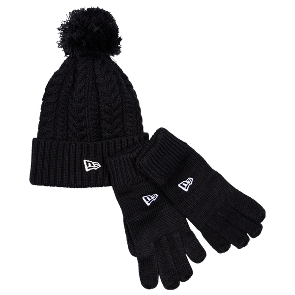 New Era Kids Beanie Set Knitted Hats & Beanies Black