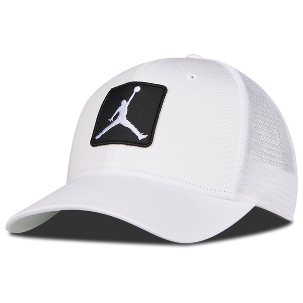 Jordan Trucker Unisex Caps Cotton White