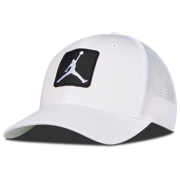 Jordan Trucker Unisex Caps Cotton White