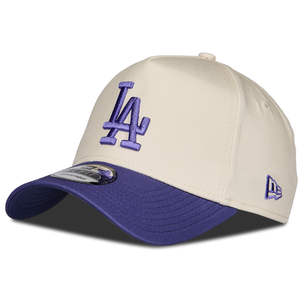 New Era E Frame Closed Back Mlb La Dodgers Unisex Caps Purple