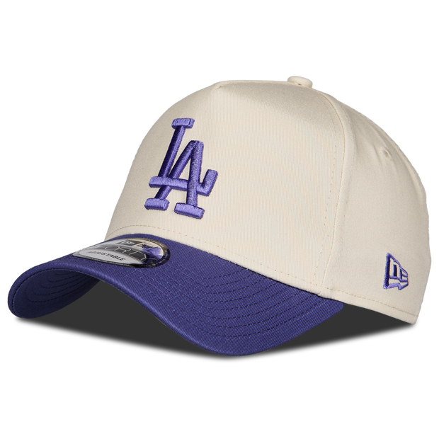 New Era E Frame Closed Back Mlb La Dodgers Unisex Caps Purple