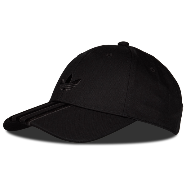 Adidas 3 Stripes Unisex Caps Cotton Black