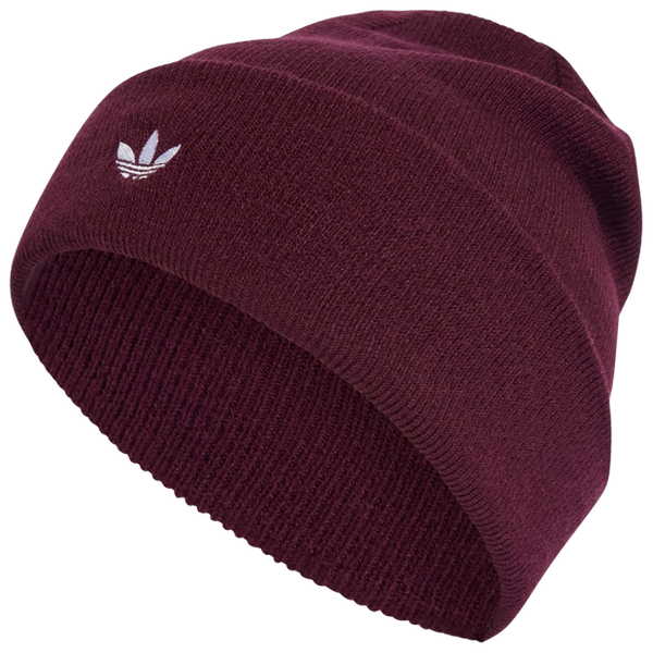 Adidas Cuff Knit Unisex Knitted Hats & Beanies Cotton Maroon