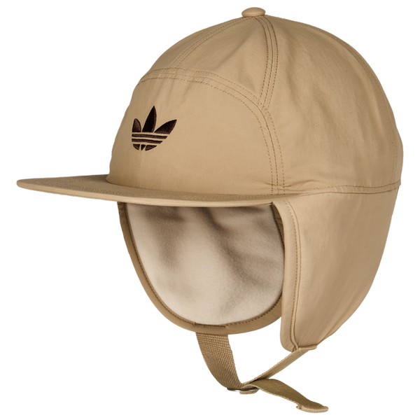 Adidas Earflap Unisex Caps Cotton Brown