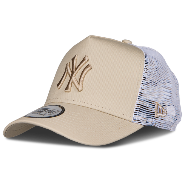 New Era Trucker Unisex Trucker Beige