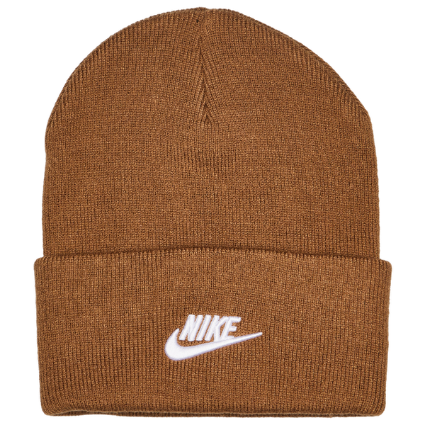 Nike Peak Unisex Knitted Hats & Beanies Wool Brown