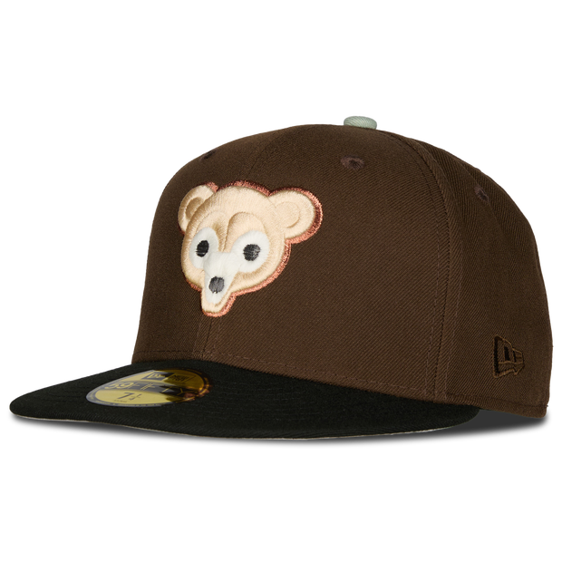 New Era 59Fifty Unisex Caps Cotton Brown