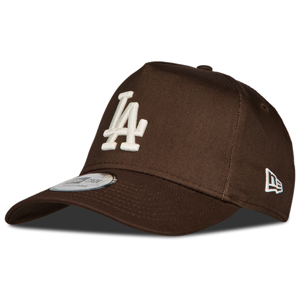 New Era E Frame Closed Back Mlb La Dodgers Unisex Caps Brown