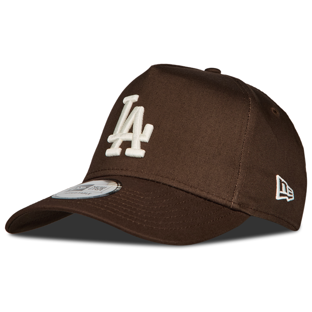 New Era E Frame Closed Back Mlb La Dodgers Unisex Caps Brown