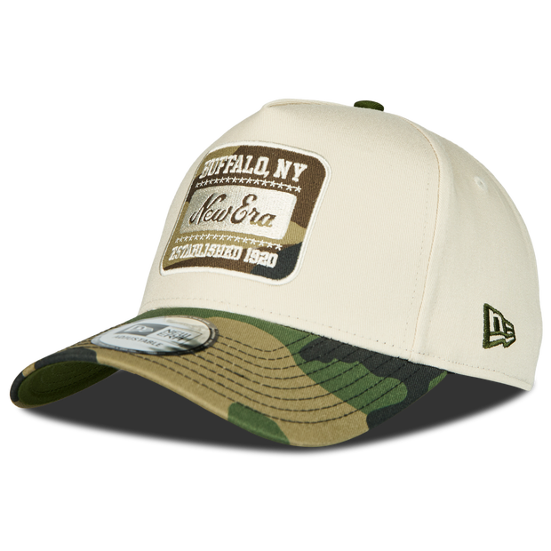 New Era E Frame Closed Back Unisex Caps Beige