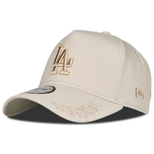 New Era E Frame Closed Back Mlb La Dodgers Unisex Caps Beige