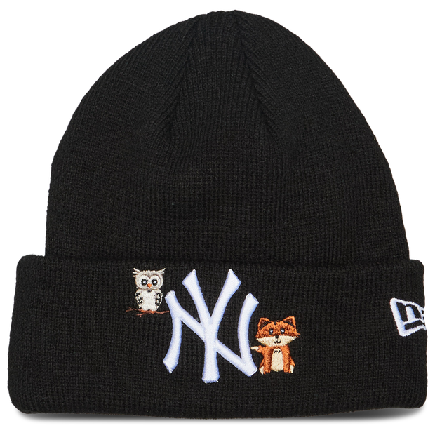 New Era Beanie Unisex Knitted Hats & Beanies Cotton Black