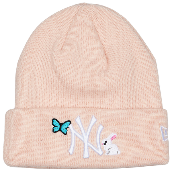 New Era Beanie Unisex Knitted Hats & Beanies Cotton Pink