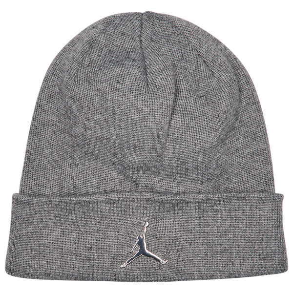 Jordan Cuffed Beanie Unisex Caps Poly (Polyester) Grey