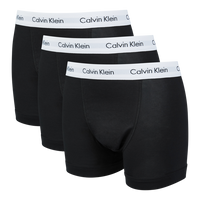 Calvin Klein Trunk 3 Pack Unisex Underwear Black