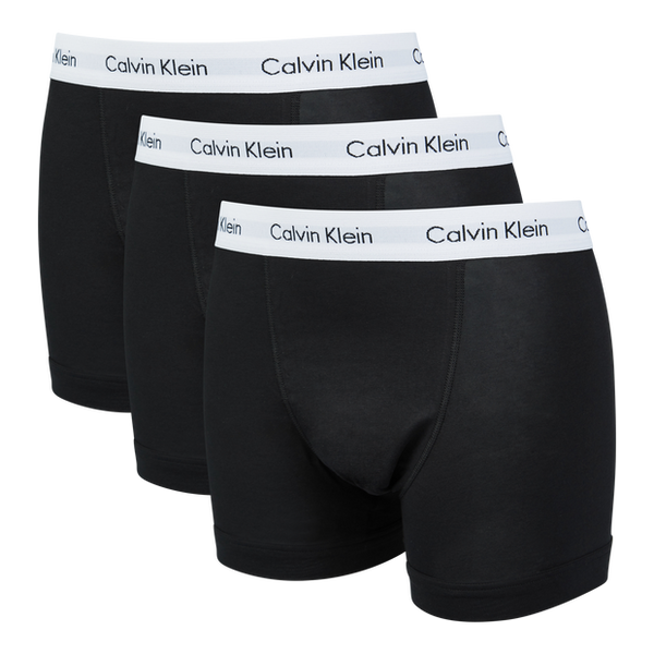 Calvin Klein Trunk 3 Pack Unisex Underwear Black