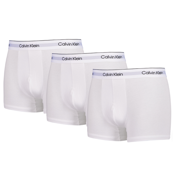 Calvin Klein Trunk 3 Pack Underwear White