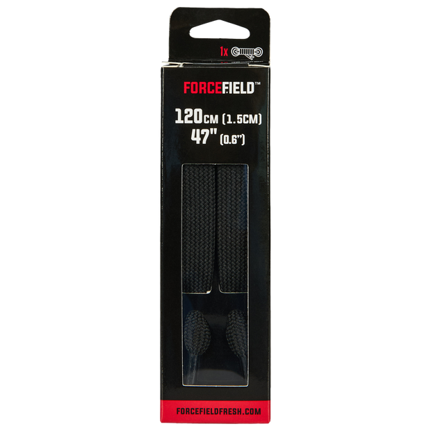 Forcefield Fat Lace Unisex Shoecare Cotton Black