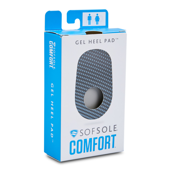 Sof Sole Gel Pad Unisex Insoles Plastic/Polycarbonate White