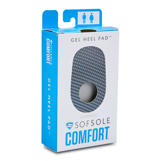 Sof Sole Gel Pad Unisex Insoles Plastic/Polycarbonate White