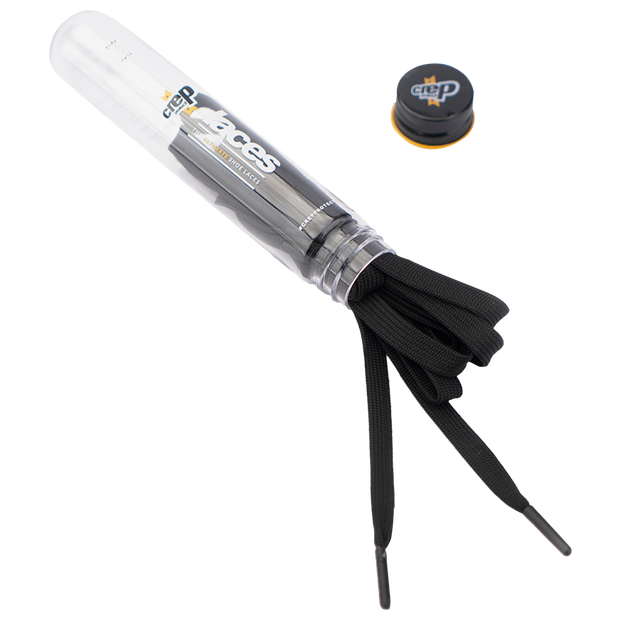 Crep Protect Flat Laces Unisex Shoecare Poly (Polyester) Black