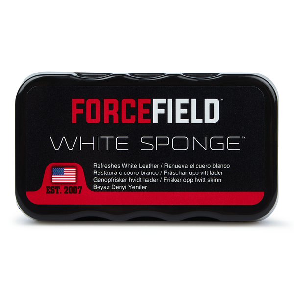 Forcefield White Sponge ShoeCare Black