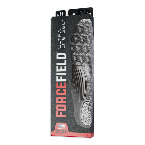 Forcefield Ultra Lite Gel Insoles Black