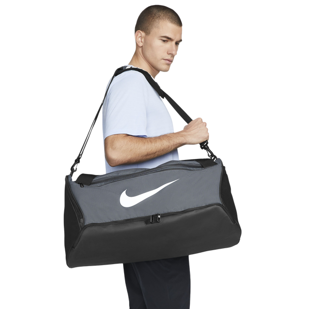 Nike Brasilia 9.5 Duffle Unisex Bags Poly (Polyester) Grey