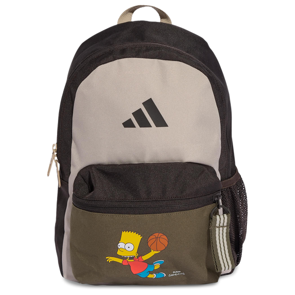 Adidas The Simpsons Backpack Unisex Bags Poly (Polyester) Brown
