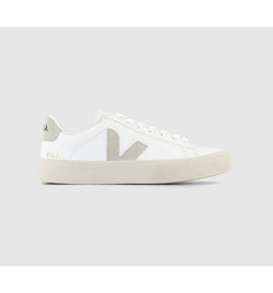 Veja Womens Campo Trainers White Natural Leather F