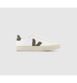 Veja Womens Campo Trainers White Khaki F