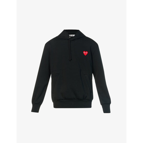 Comme Des Garcons Play Heart-appliquéd stretch hoody