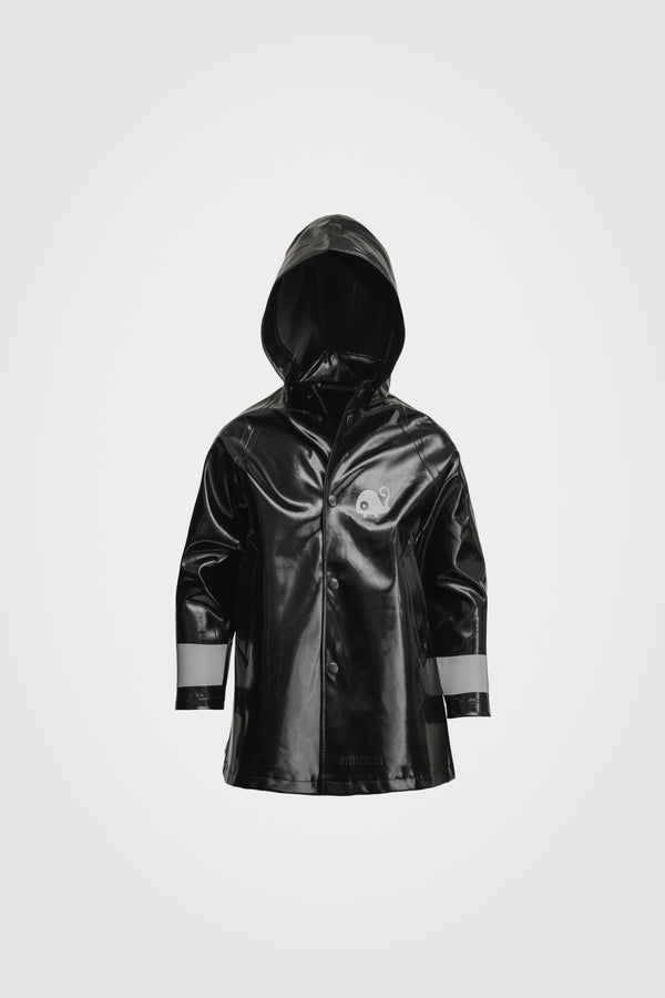 Stutterheim Mini Opal Kids Raincoat Black