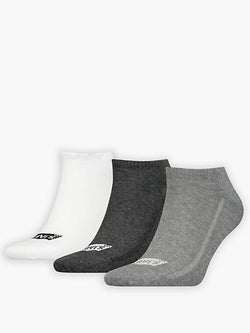 Levi's Low Cut Batwing Logo Recycled Cotton Socks 3 pack