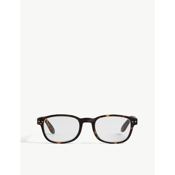 Izipizi #B Reading square-frame glasses +2