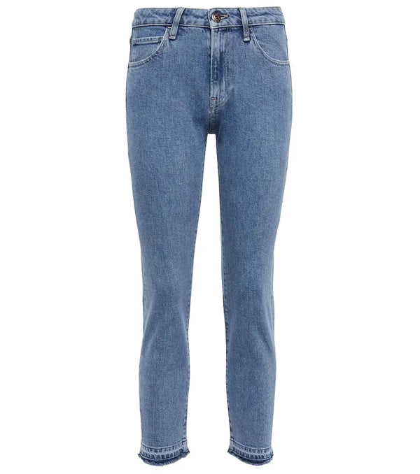 3x1 N.Y.C. Mid-rise slim cropped jeans